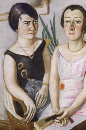 Max Beckmann's <i>Double Portrait</i> from the <i>European Masters: Staedel Museum</i> exhibition at the NGV.