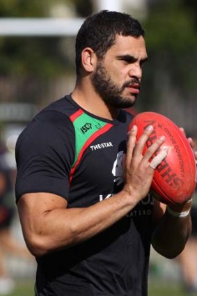 Under close watch during final training sessions: Greg Inglis.