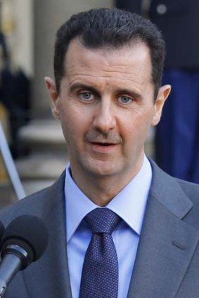 Bashar al-Assad ... denies playing a role in killings.