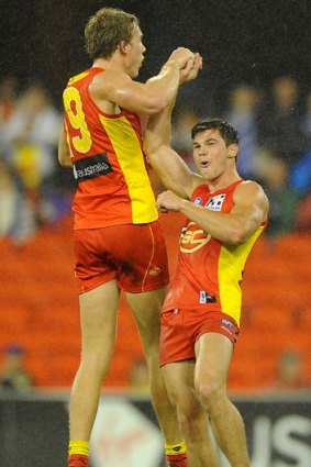 Keys: Tom Lynch (left) is missed up forward, but Jaeger O'Meara has re-signed.