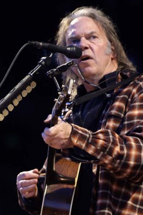 Protest song ... Neil Young.