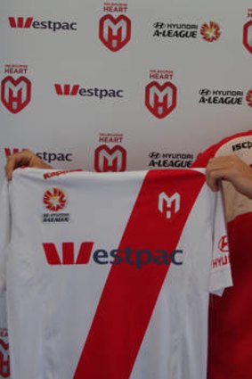 Beating true: Steven Gray is looking forward to making his mark at Melbourne Heart.