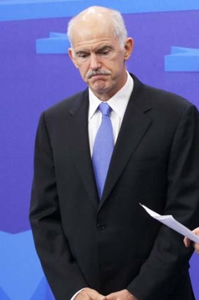 Greece's Prime Minister George Papandreou.
