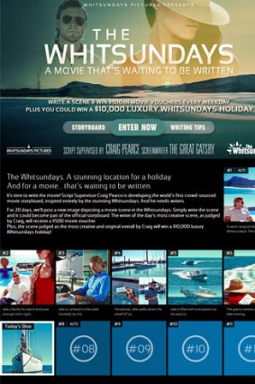 A screengrab from The Whitsundays competition page.
