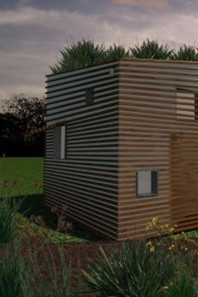 Bondor's Eco-Cubby, designed by architect Fraser Paxton.