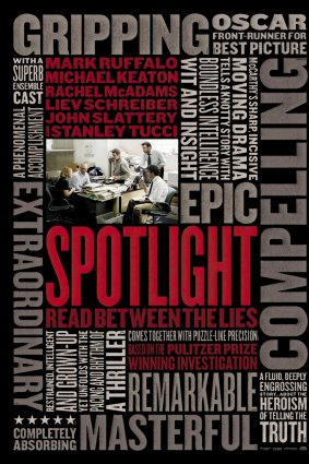 Spotlight, the movie.