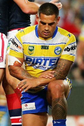 Apologetic: Ex-Eels and current Bulldogs signing Reni Maitua.