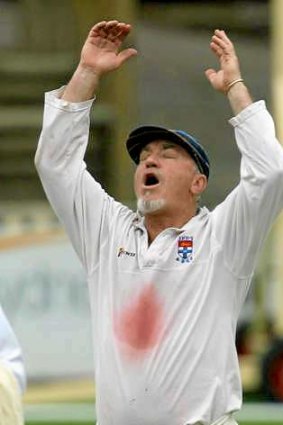 Mentor: Former Test spinner Greg Matthews in action in Sydney grade cricket in 2007.
