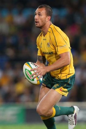 Over and out ... Quade Cooper's involvement in the 2012 Rugby Championship is over.