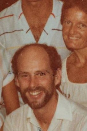 Father Knowles with Ms Herrick at a housewarming party about 1981.