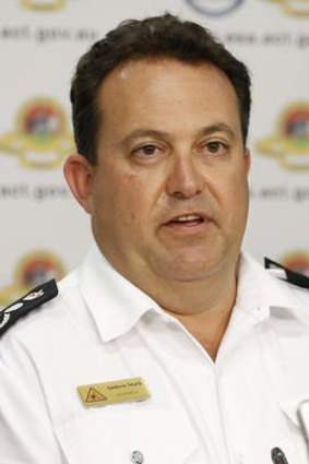 ACT Rural Fire Service chief officer Andrew Stark.
