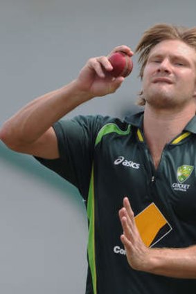 Recovering from injury: Shane Watson.