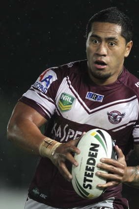 "I'm very grateful and humbled to be up there with those kind of players": Manly winger Jorge Taufua.