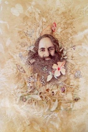 <i>From Little Things</i>, a portrait of celebrity gardener Costa Georgiadis by Michael Mucci, included in Salon des Refuses, 2015.