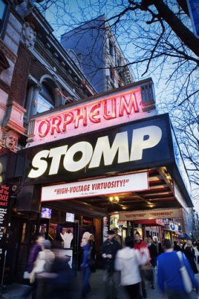 The Orpheum, home of <i>Stomp</i>.