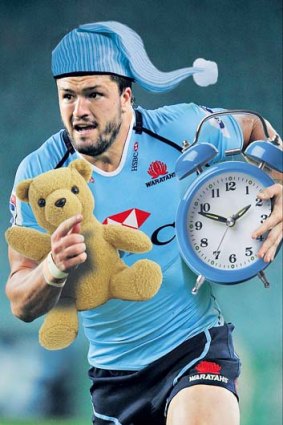 Bear necessities &#8230; Waratahs utility back Adam Ashley-Cooper always makes sure he is fully prepared for his much-loved game-day sleep-in.