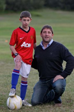 Options: Marc Flior's son Tyler, 10, plays soccer.