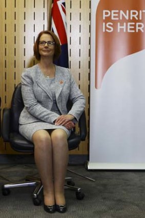 Field trip: Julia Gillard at the end of a week touring western Sydney electorates.