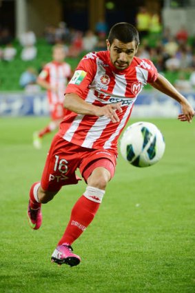 On the move: Aziz Behich.