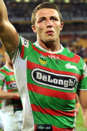 One of the best: Sam Burgess of the Rabbitohs.