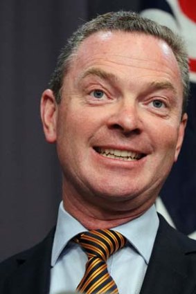 Under fire: Education Minister Christopher Pyne.