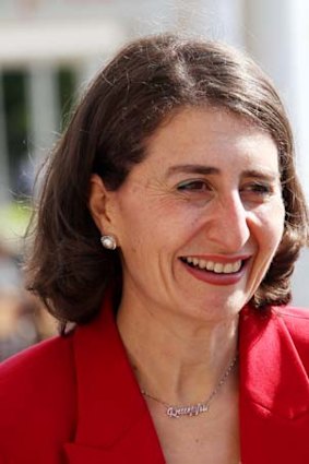 Promised she would spend $40 million on a "park and travel safety program": Transport Minister Gladys Berejiklian.