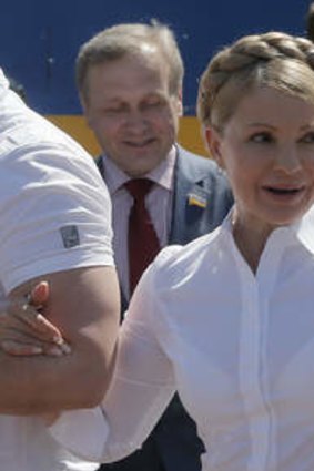 Former PM Yulia Tymoshenko.