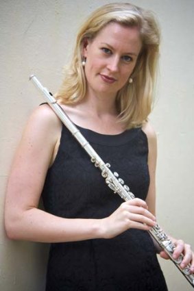 Emma Sholl, associate pricipal flute, Sydney Symphony.