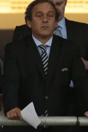 UEFA President Michel Platini.
