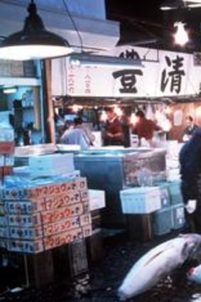 The fisherman learnt the ike jime method of killing catch at the Tsukiji fish market in Tokyo.