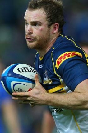 Wallabies centre Pat McCabe will play his first match for the Brumbies this season.