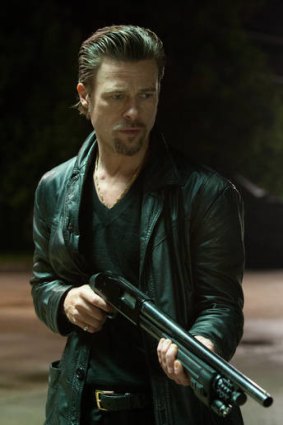 Darkly comic ... Brad Pitt plays a professional enforcer in <i>Killing Them Softly</i>.