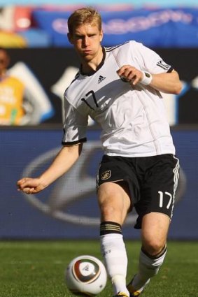 Strong influence on the pitch: German defender Per Mertesacker.