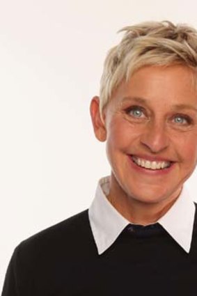 Close crop: Ellen DeGeneres.