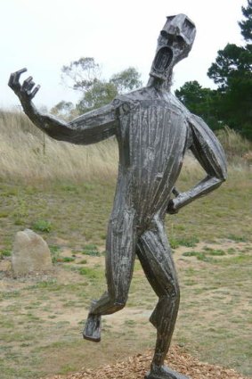 Jesse Graham's Song and Dance, installed at Jindabyne.