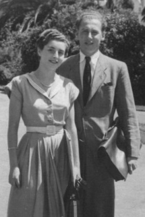 Married life: Maria Scheffer and John in 1952.