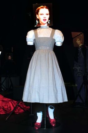 Dressed to thrill: The gingham dress worn by Judy Garland in <i>The Wizard of Oz</i>.