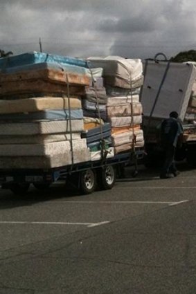 The lonely life of the mattress man...
