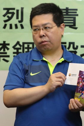 Hong Kong's main pro-democracy party says Howard Lam was briefly abducted and tortured by suspected mainland Chinese security agents because he planned to send a signed photo of soccer star Lionel Messi to a dissident's widow.