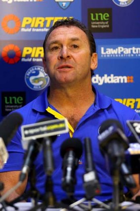 New face &#8230; Parramatta coach Ricky Stuart.