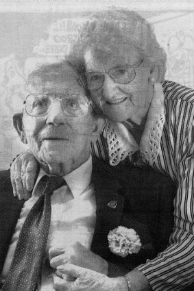 Private battles: Bill and Myra Cassidy were married for more than 60 years.