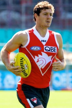 Presence: Former Crow Kurt Tippett will be one of three power forwards for the Swans.