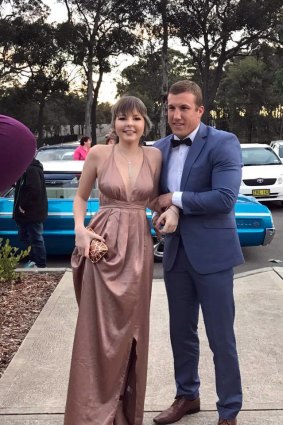 Trent Hodkinson escorted Hannah Rye to her formal.  