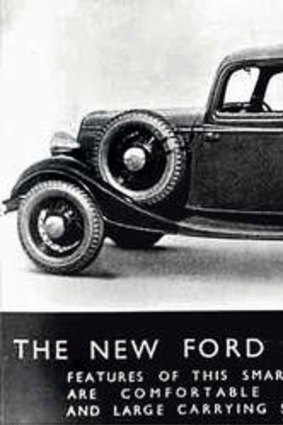 Curious hybrid: Ford Coupe Utility.