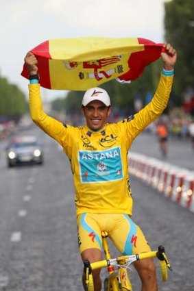 Contador won't be able to compete in the London Olympics.