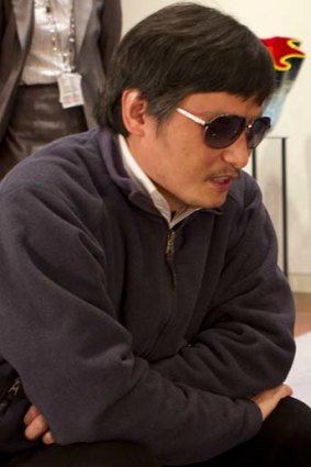 Blind lawyer Chen Guangcheng.