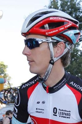 Comeback ... Andy Schleck made an impression.