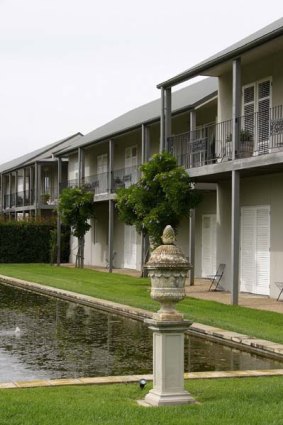 Lap of luxury ... poolside at Lindenwarrah.