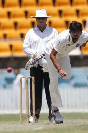 Ishant Sharma &#8230; India's star paceman spent most of yesterday's Chairman's XI match cooling his heels.