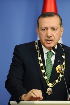 Turkey's Prime Minister, Recep Tayyip Erdogan.